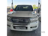 Land Cruiser VXR 2008 Model White Color